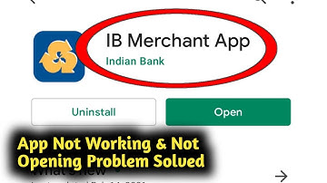 Fix Indian Bank Merchant App Not Responding and Black Screen Problem Solved