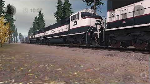 Trainz 3 TRIPLE BN SD70mac coal train pt1