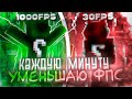 Я УМЕНЬШАЮ FPS КАЖДУЮ МИНУТУ и ВОТ ЧТО СЛУЧИЛОСЬ