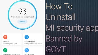 How To Stop  MI Security App To Collect My Data | How To Disable MI Security App | BANNED BY GOVT screenshot 5