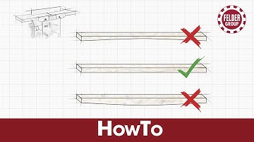 Correct jointing technique  (Part 1) | Felder Group HowTo