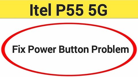 How to fix power button problem ITEL P55 5G, how to fix auto restart problem