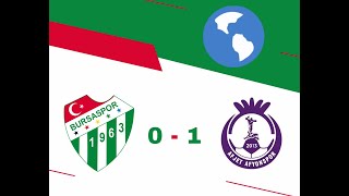 0-1 L Vs Afyonspor Friendly