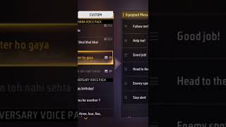 Free Fire In New Bhai Chara Voice