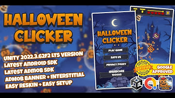 Halloween Clicker + Unity3d Source Code + Admob Ads Ready + 64 bit support