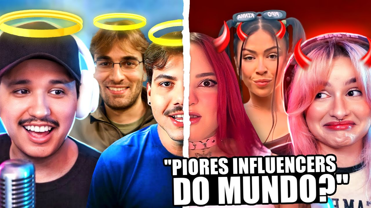 Youtubers mais simpáticos VS influencers mais odiados! | React Lipen