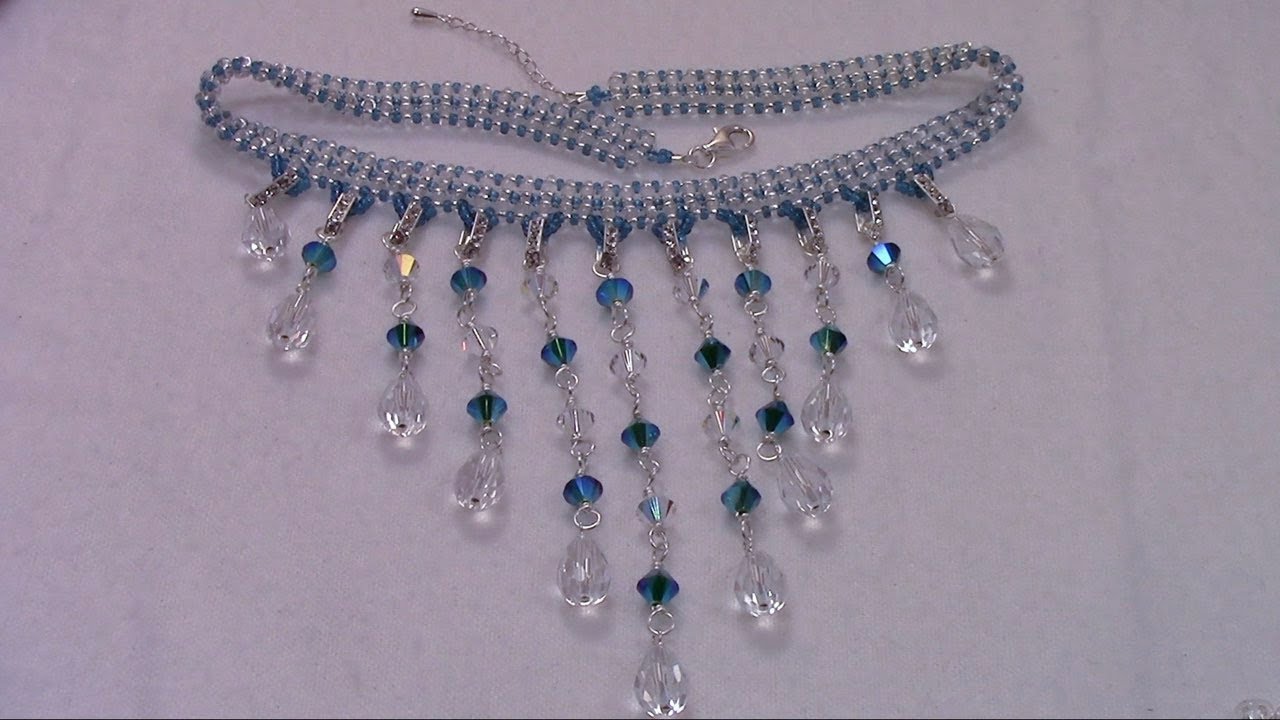 Handmade Jewelry Falling Tears Necklace Part 1 of 2 YouTube