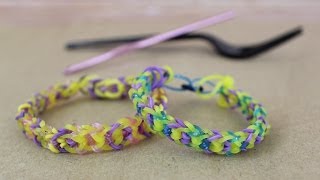 NO LOOM Inverted Fishtail Bracelet Tutorial