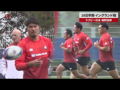 【速報】18日早朝、イングランド戦 ラグビー日本、姫野復帰