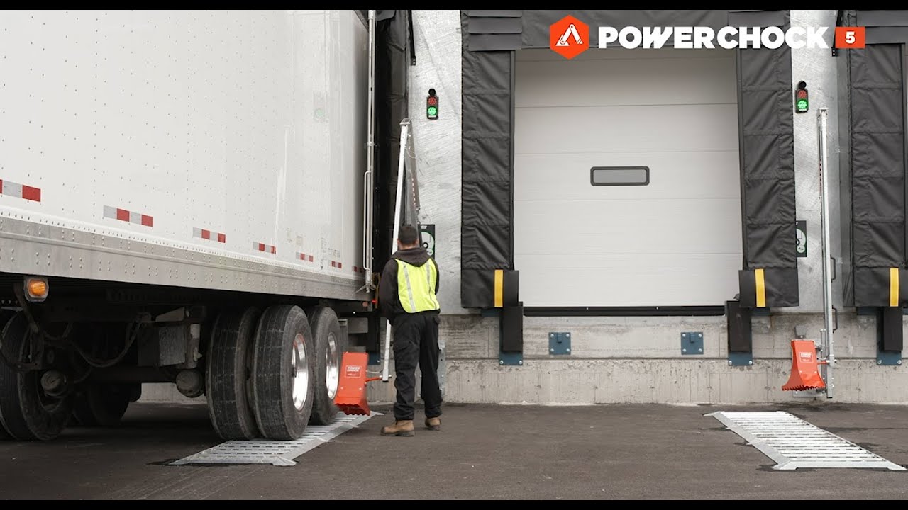 GMR Safety POWERCHOCK 5 Safety Sequence With Dock Leveler Of gmr-safety-powerchock-5-safety-sequence-with-dock-leveler-of