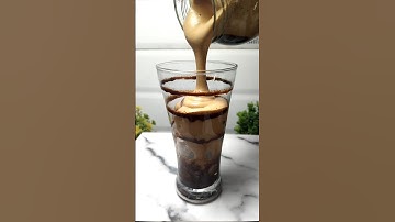 simple Iced coffee easy to make ☕✨ | So Creamy & Aesthetic Coffee" #asmr #coffee