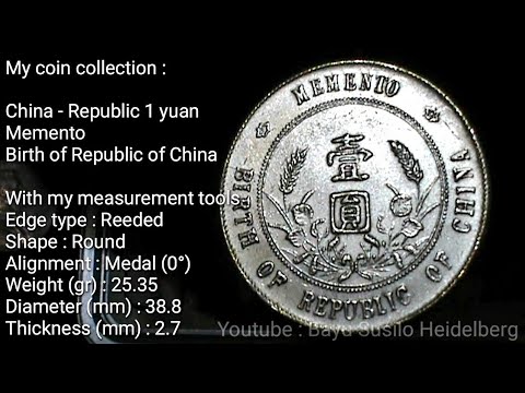 China Coins MEMENTO || Weight (gr) : 25.35