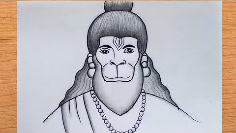 Bajrangbali Drawing | Easy Hanuman Ji Drawing | Lord Hanuman Ji | Chitra
