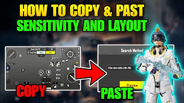 How To Copy Paste Layout Controls And Sensitivity Code In Bgmi | All Code Copy Paste Tutorial