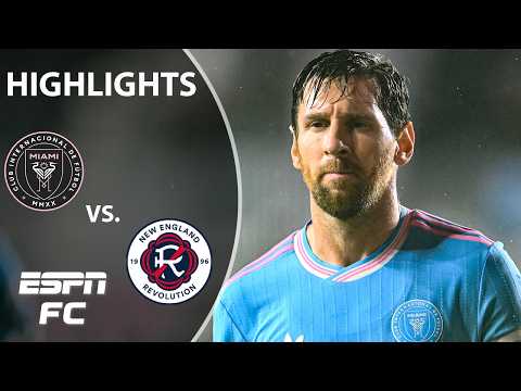 TWO BRACES 🔥 Inter Miami vs. New England Revolution | MLS Highlights | ESPN FC