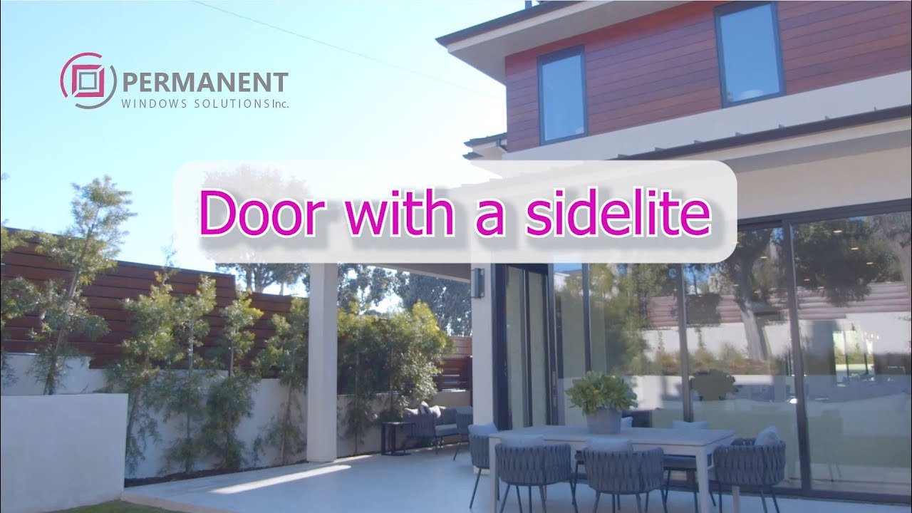 Door with a sidelite