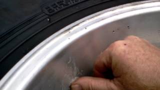 Eagle Alloy defective wheel. Casting leak.