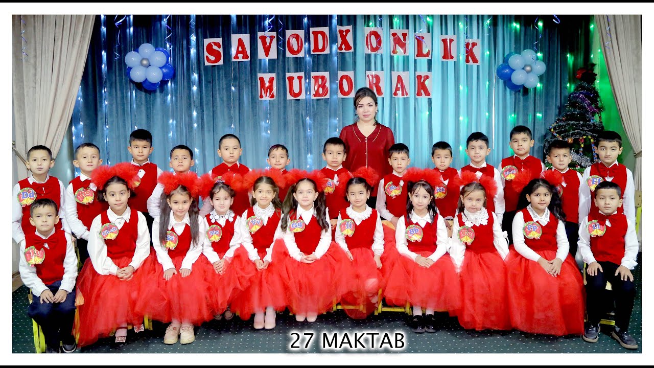 27 - МAKTAB ALIFBE BAYRAMI 2025 URGANCH TUMANI