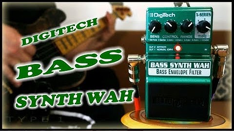 DigiTech XBW Bass Synth Wah/Bass Envelope Filter