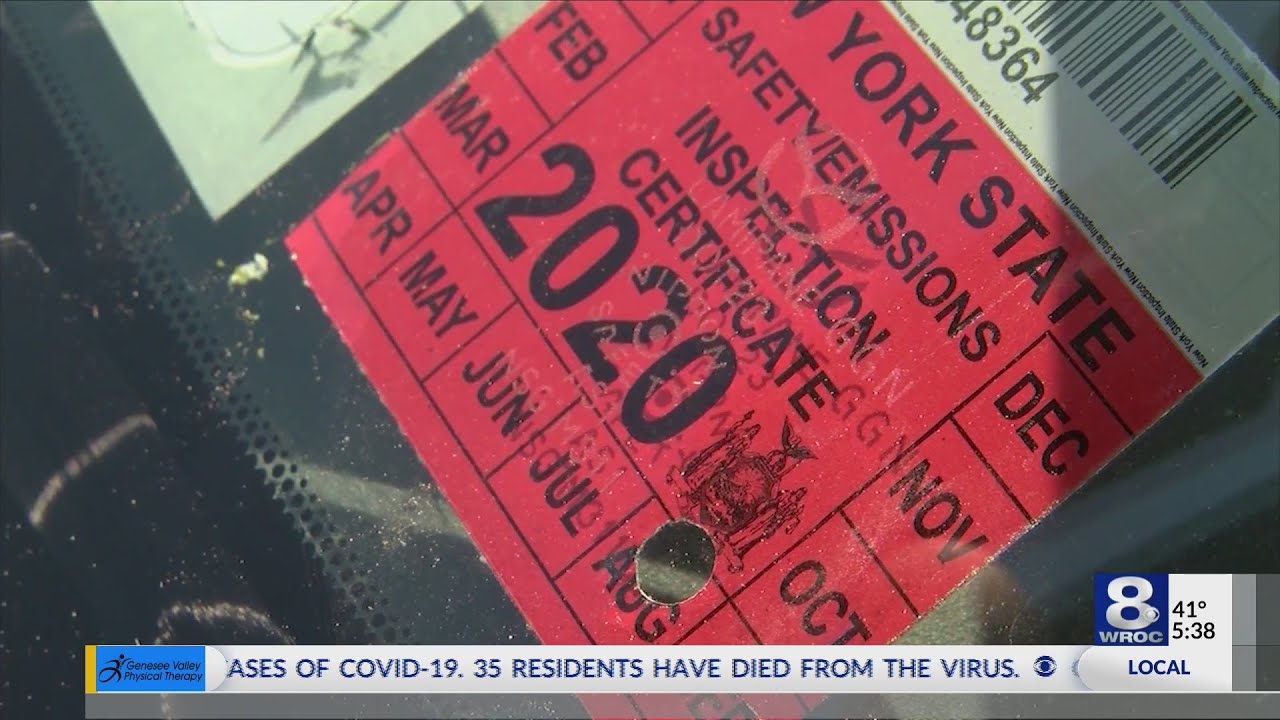 DMV Registration, inspection due by November 3