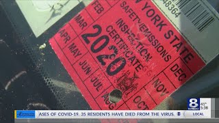 DMV Registration, inspection due by November 3