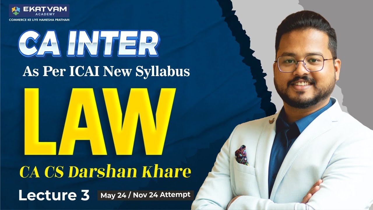 Demo Lec 3 | CA inter Corporate & Other laws For May 24 Attempt | CA ...