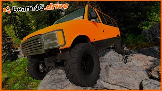 BEAMNG.DRIVE MP | OFFROAD VAN CHALLENGE!! DID WE MAKE IT?