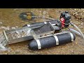 Gold Prospecting - Keene 2" Backpack Dredge w/suction nozzle BGT sluice Prospector Bazooka fluid bed