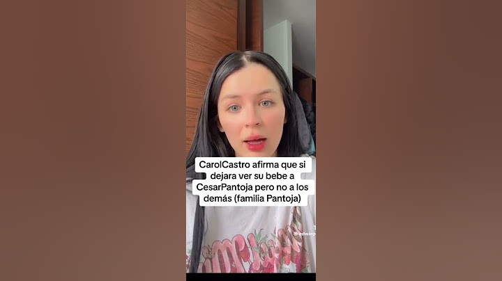 Carol castro habla de cesar pantoja