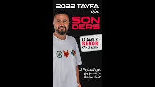 2022 Tayfa İçi̇n Rekor Canli Yayin Ayt Full Tekrar Tyt Deneme Pomodoro Kahoot