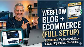 Webflow Complete Blog Website + Basic Ecommerce Setup (Step-by-Step) || Alamgir H Kobir