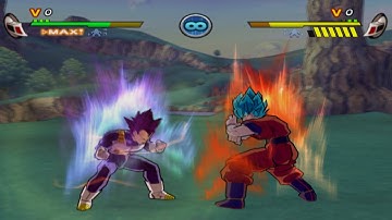 Vegeta Ultra Ego Vs Goku (Dragon Ball Z Budokai 3 mod)