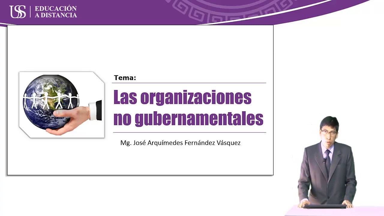 Vídeo 06 Las organizaciones no gubernamentales YouTube