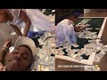 DaBaby Daughter Finds His Money Stash Starts Throwing It Like She's Missing Some