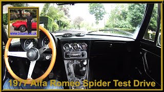 Virtual Test Drive in an 1977 Alfa Romeo Spider
