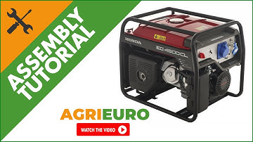 Honda EG 4500 CL Single-Phase 4.0 KW Generator - Digital AVR System - Assembly tutorial
