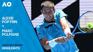 Alexei Popyrin v Marc Polmans Highlights Australian Open 2024 First Round
