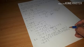 Penyelesaian Soal Runge Kutta - Metode Numerik 2018/2019 (2a)