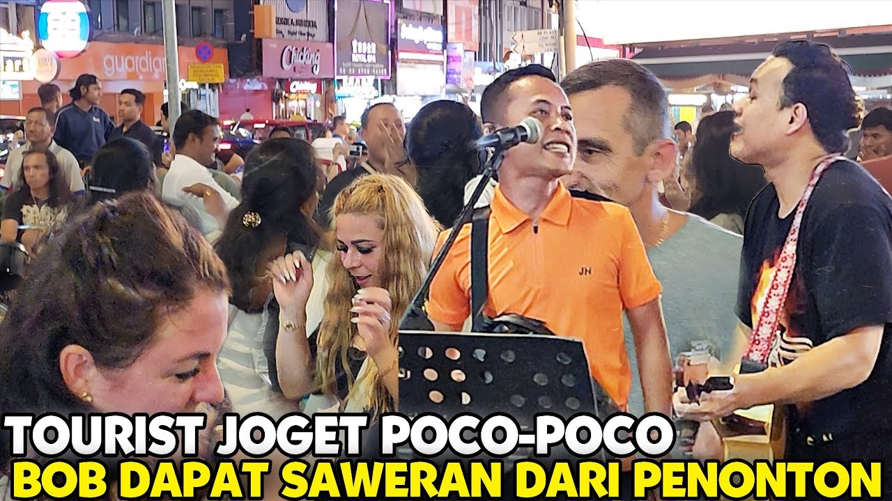 Bob Bawak Lagu Joget Yank Dan Poco-Poco Buat Pelancong Dari Berbagai Negara Masuk Menari