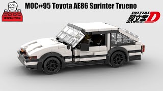 LEGO MOC#95 Toyota AE86 Sprinter Trueno, Initial D, 頭文字イニシャル D