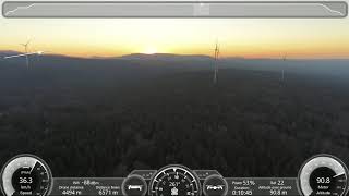 Anafi Range test with telemetry