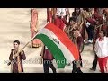 Abhinav Bindra carries the Indian National Flag at opening ceremony of Commonwealth Games 2010