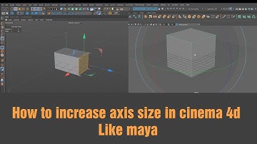 how to increase axis size in cinema 4d - how to increase gimble size in cinema 4d like maya