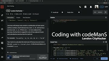 Codewars 7 kyu London CityHacker Javascript