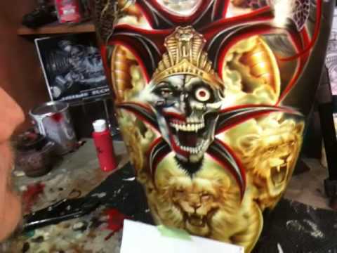 The original airbrush art of Jaime Rodriguez. Airb...