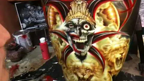 The original airbrush art of Jaime Rodriguez. Airb...