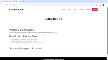 Final Project Laravel Sanbercode Batch 69 : SanberBook