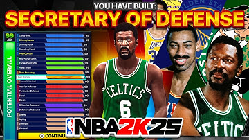 The BILL RUSSELL BUILD is BACK on NBA 2K25! NEW "UNDERSIZED CENTER" is the BEST BUILD in the GAME!
