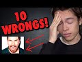 Top 10 Things Actors Do Wrong