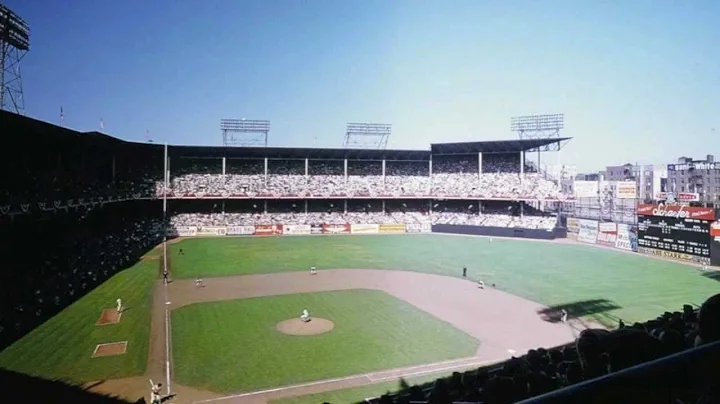 Brooklyn Dodgers vs NY Giants, Ebbets Field 4/22/1...